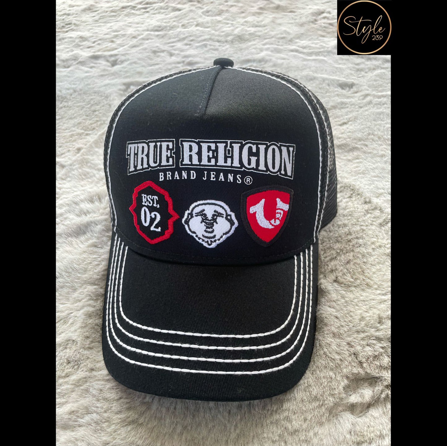 Gorra Negra true Religion