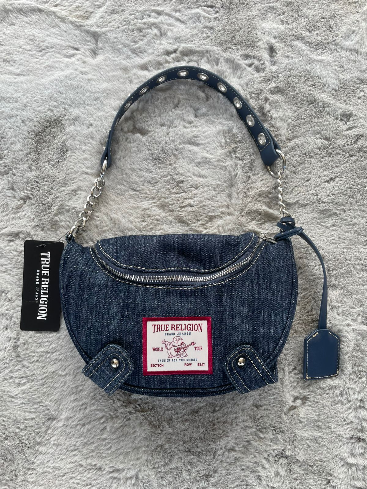 Bolso azul true Religion