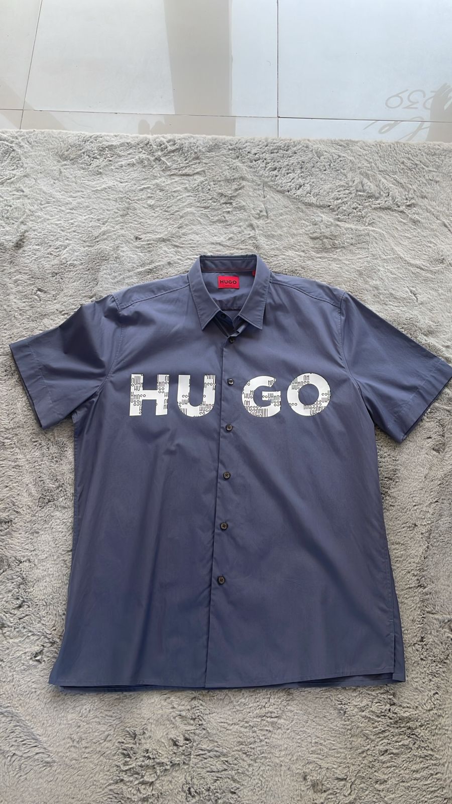 Camisa Hugo boss Azul