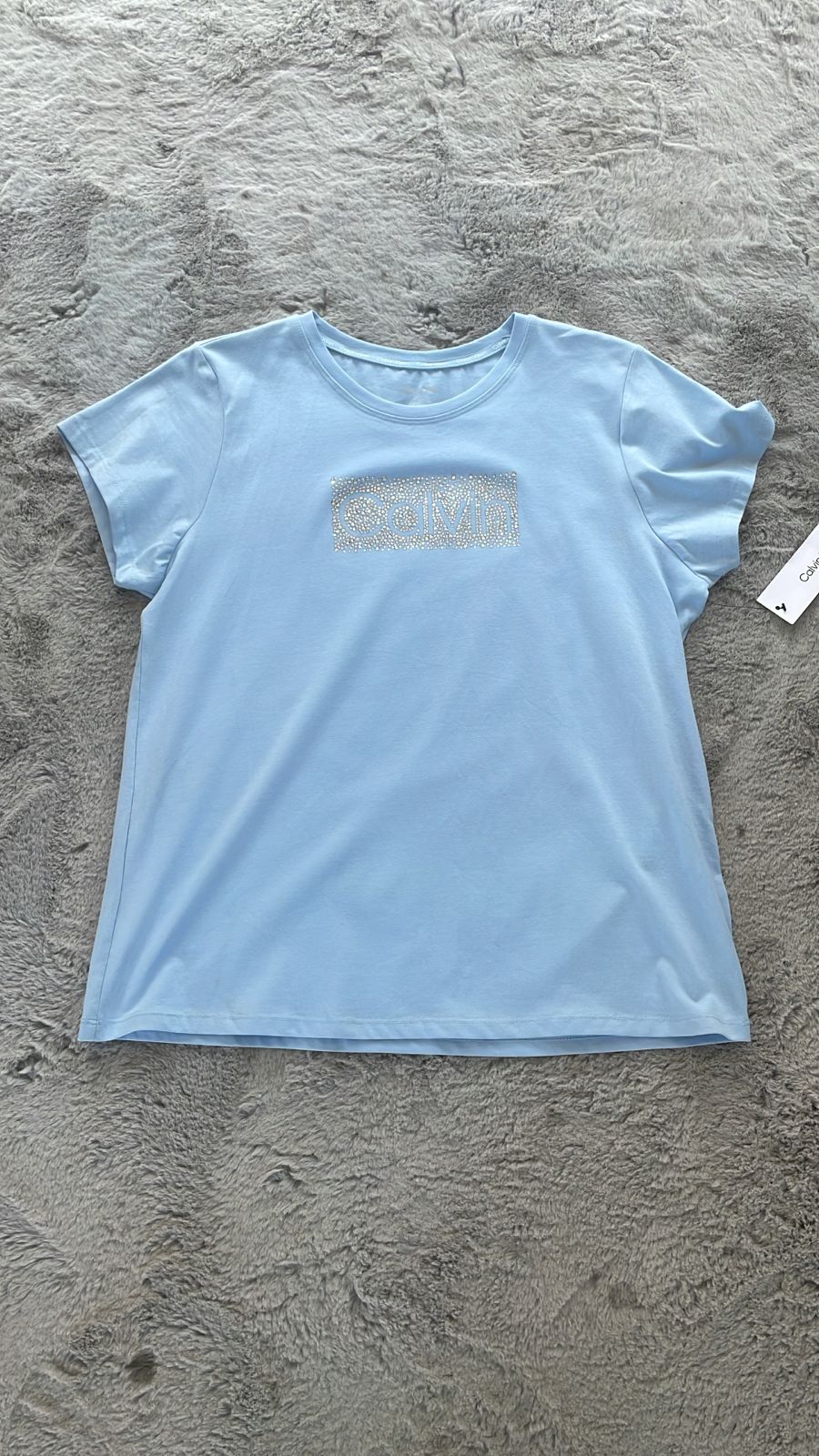 Camisa Calvin klein azul pastel