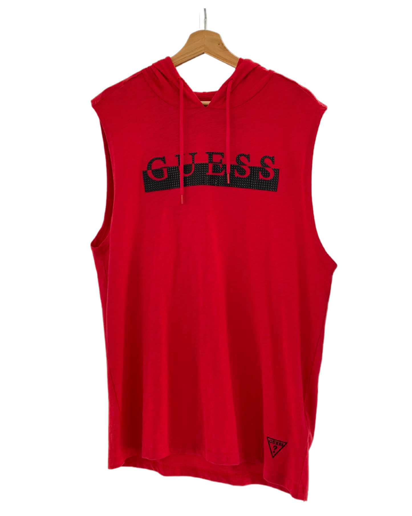 Camiseta Guess sin mangas con capucha - M