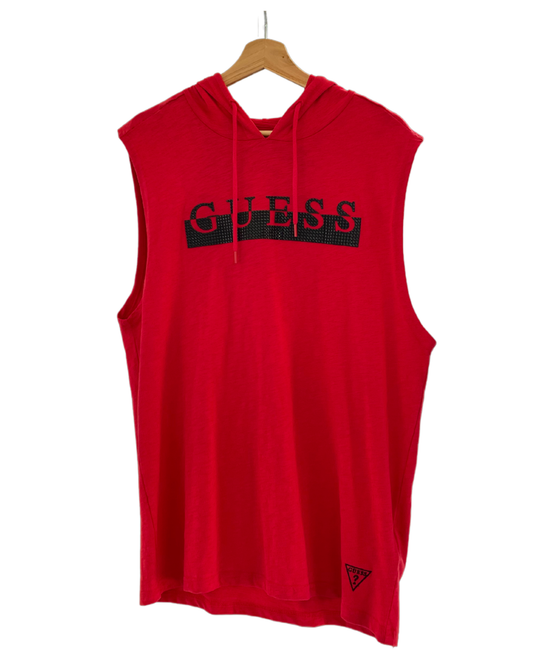 Camiseta Guess sin mangas con capucha - M