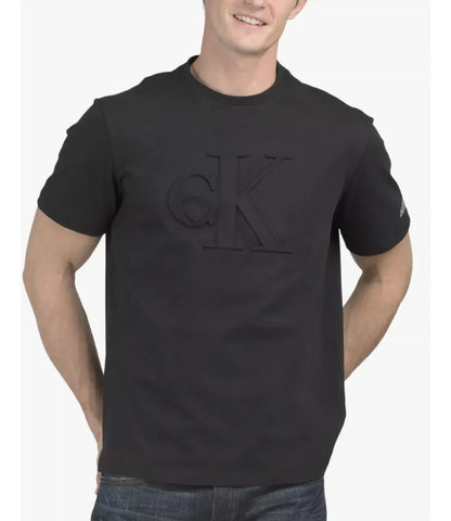 Playera Calvin Klein logo relieve hombre