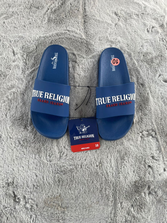 Chanclas azules True Religion
